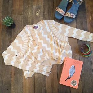 Anthropologie ROSIE NEIRA Ruffle Motion Shrug